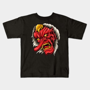 Japanese Demon Tengu Kids T-Shirt